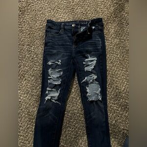 American Eagle ripped jeans